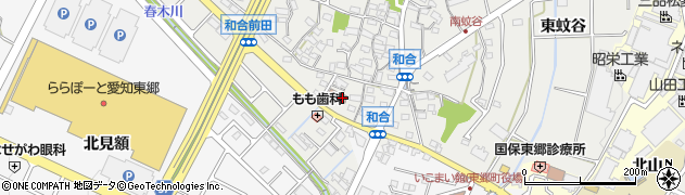 愛知県愛知郡東郷町和合前田26周辺の地図