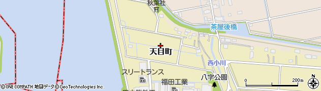 愛知県名古屋市港区天目町周辺の地図