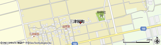 滋賀県東近江市三津屋町469周辺の地図