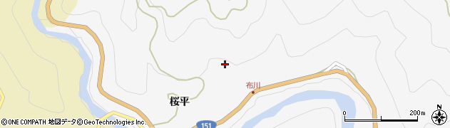 愛知県北設楽郡東栄町中設楽桜平32周辺の地図