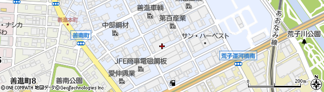 ＪＦＥ商事電磁鋼板株式会社　名古屋工場周辺の地図