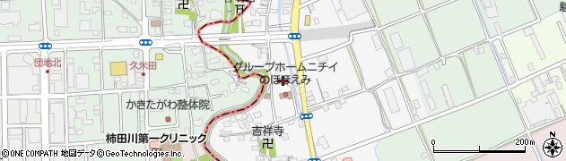 静岡県三島市平田47周辺の地図