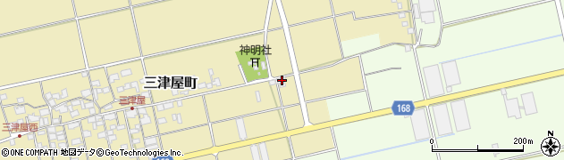 滋賀県東近江市三津屋町125周辺の地図