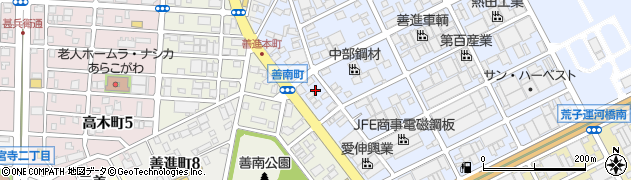 愛知県名古屋市港区善進本町506周辺の地図
