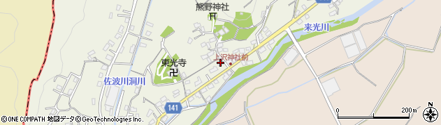 静岡県田方郡函南町上沢375周辺の地図