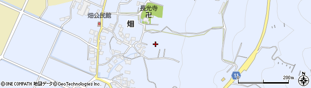 静岡県田方郡函南町畑周辺の地図