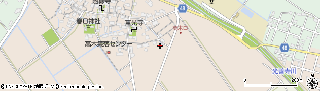 滋賀県野洲市高木467周辺の地図