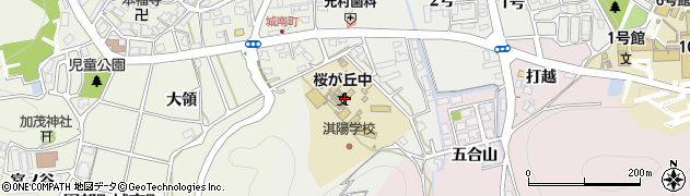 京都府立淇陽学校周辺の地図