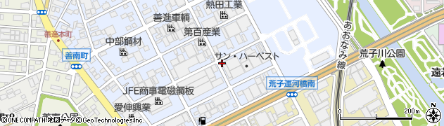 愛知県名古屋市港区善進本町461周辺の地図