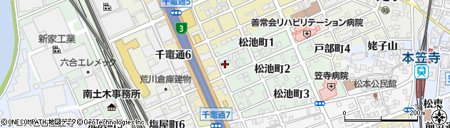グリーングループタクシー　中川タクシー周辺の地図