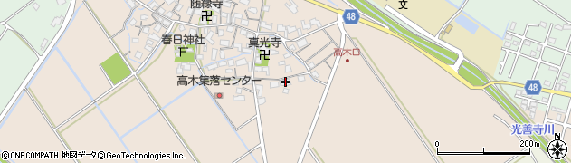 滋賀県野洲市高木446周辺の地図