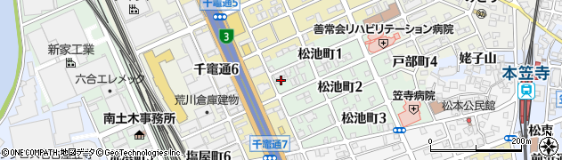 中川タクシー株式会社　無線配車センター周辺の地図