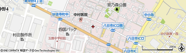 滋賀県東近江市妙法寺町847周辺の地図