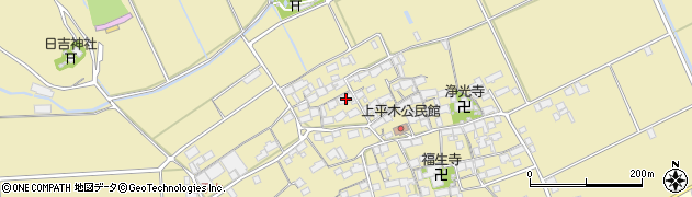 滋賀県東近江市上平木町1378周辺の地図