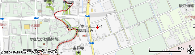 静岡県三島市平田181周辺の地図