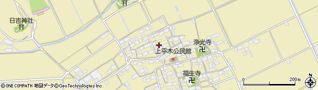 滋賀県東近江市上平木町1509周辺の地図