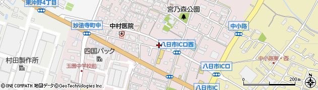 滋賀県東近江市妙法寺町862周辺の地図