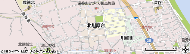 三重県桑名市北川原台周辺の地図