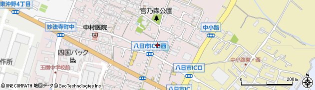 滋賀県東近江市妙法寺町689周辺の地図