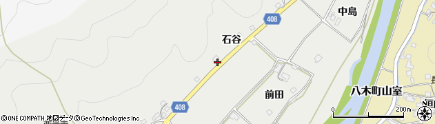 京都府南丹市八木町美里（石谷）周辺の地図