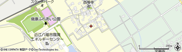 滋賀県近江八幡市竹町391周辺の地図