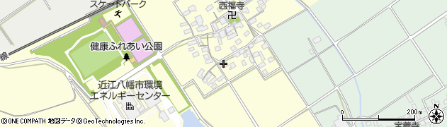 滋賀県近江八幡市竹町398周辺の地図