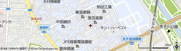 愛知県名古屋市港区善進本町419周辺の地図