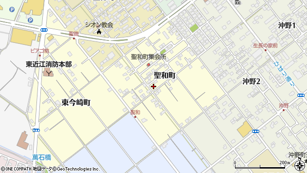 〒527-0036 滋賀県東近江市聖和町の地図