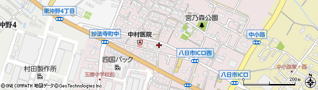 滋賀県東近江市妙法寺町865周辺の地図