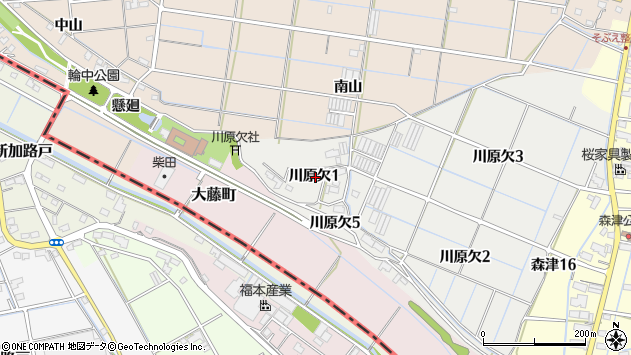 〒498-0037 愛知県弥富市川原欠の地図