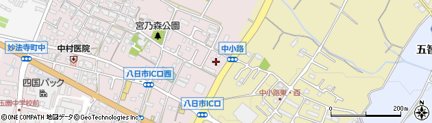 滋賀県東近江市妙法寺町674周辺の地図