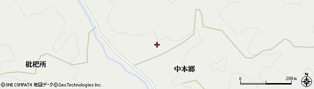 愛知県豊田市葛沢町下本郷周辺の地図