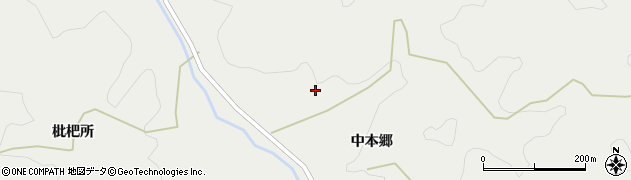 愛知県豊田市葛沢町（下本郷）周辺の地図
