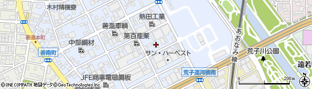 愛知県名古屋市港区善進本町452周辺の地図