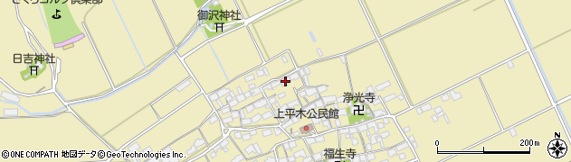 滋賀県東近江市上平木町1517周辺の地図