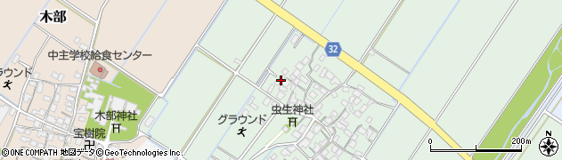 滋賀県野洲市虫生136周辺の地図