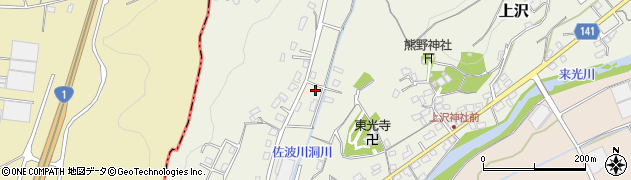 静岡県田方郡函南町上沢297周辺の地図