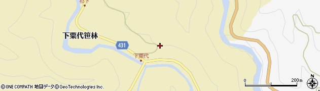 愛知県北設楽郡東栄町振草上粟代橋場18周辺の地図