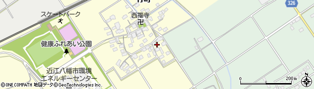 滋賀県近江八幡市竹町347周辺の地図