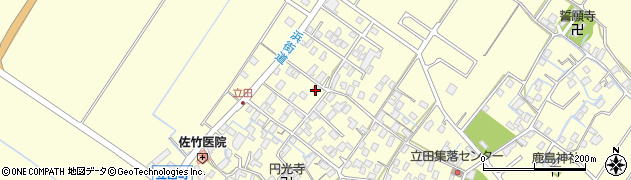 滋賀県守山市立田町1671周辺の地図
