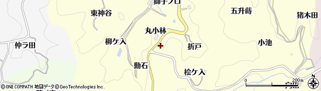 愛知県豊田市国谷町丸小林13周辺の地図
