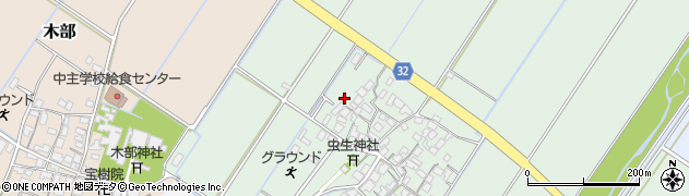 滋賀県野洲市虫生137周辺の地図