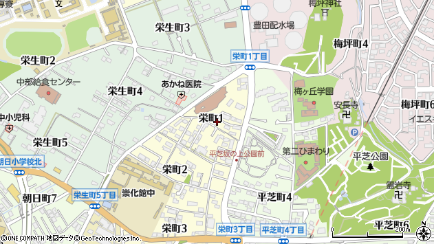 〒471-0066 愛知県豊田市栄町の地図