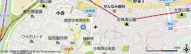 愛知県名古屋市緑区鳴海町古鳴海70周辺の地図
