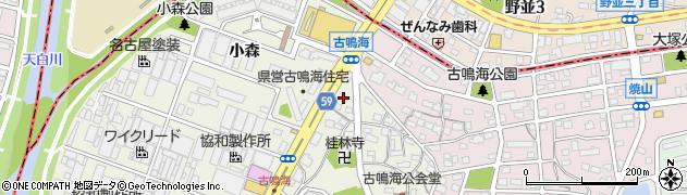 愛知県名古屋市緑区鳴海町古鳴海周辺の地図