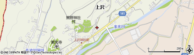 静岡県田方郡函南町上沢614周辺の地図