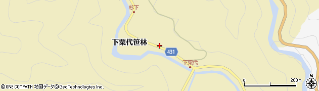 愛知県北設楽郡東栄町振草上粟代橋場2周辺の地図