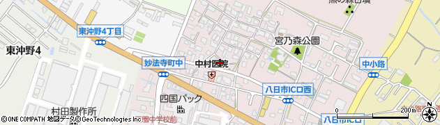 滋賀県東近江市妙法寺町875周辺の地図
