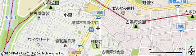 愛知県名古屋市緑区鳴海町古鳴海4周辺の地図