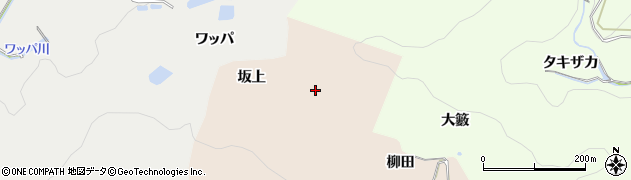 愛知県豊田市霧山町坂上周辺の地図